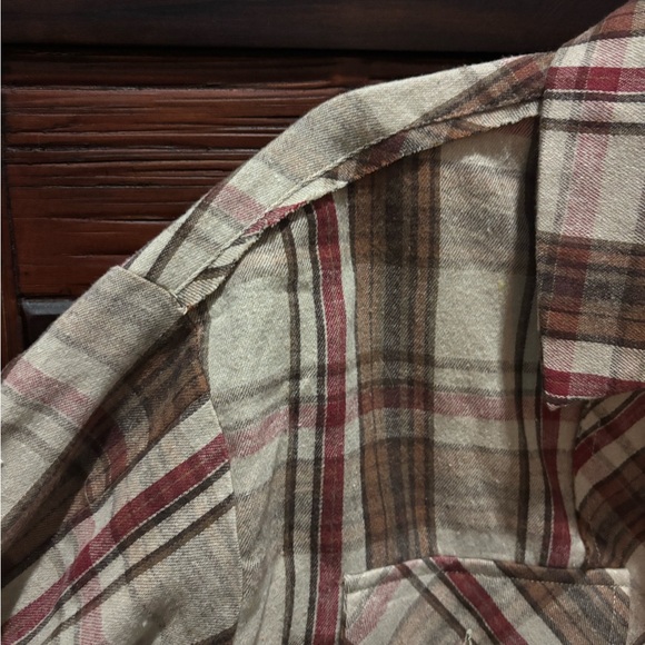 Pink Lily western flannel - Picture 8 of 9